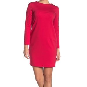 Wolford Bailey 3/4 Sleeve Red shift dress size 4